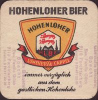 Pivní tácek hohenloher-lowenbrau-cappel-1