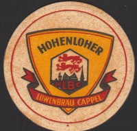 Pivní tácek hohenloher-lowenbrau-cappel-2