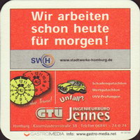 Beer coaster homburger-brauhaus-2-zadek