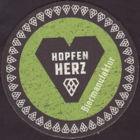 Beer coaster hopfenherz-1