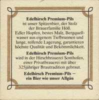 Beer coaster hoss-der-hirschbrau-22-zadek