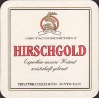 Pivní tácek hoss-der-hirschbrau-49