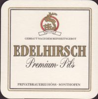 Pivní tácek hoss-der-hirschbrau-49-zadek