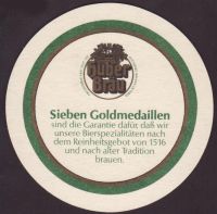 Beer coaster huber-brau-24-zadek