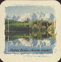 Beer coaster huber-brau-4-zadek