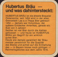 Beer coaster hubertus-brau-47-zadek