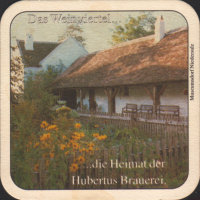 Beer coaster hubertus-brau-84-zadek