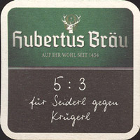 Beer coaster hubertus-brau-9-zadek