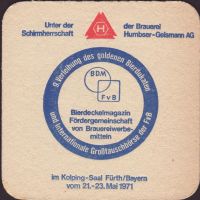 Beer coaster humbser-12-zadek-small