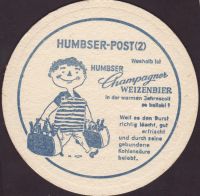 Beer coaster humbser-25-zadek