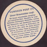 Beer coaster humbser-41-zadek