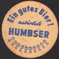 Beer coaster humbser-43-zadek