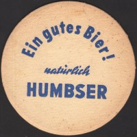 Beer coaster humbser-45-zadek