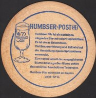 Beer coaster humbser-47-zadek