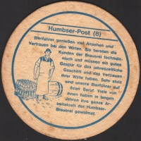 Beer coaster humbser-49-zadek