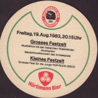 Beer coaster hurlimann-101