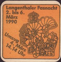 Beer coaster hurlimann-90-zadek