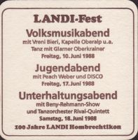 Beer coaster hurlimann-95-zadek