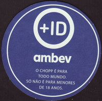 Beer coaster inbev-brasil-100-zadek