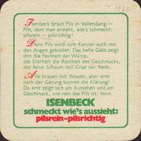 Beer coaster isenbeck-11-zadek