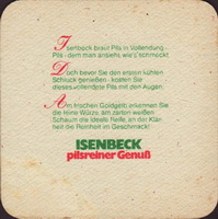 Beer coaster isenbeck-12-zadek