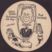 Beer coaster isenbeck-35-zadek-small