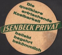 Beer coaster isenbeck-42-zadek-small