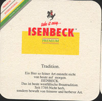 Beer coaster isenbeck-5-zadek