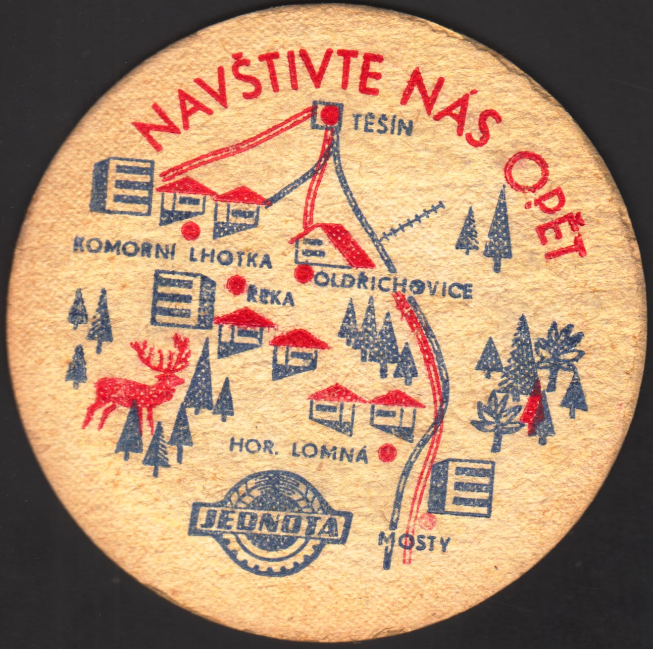 Beer coaster j-154