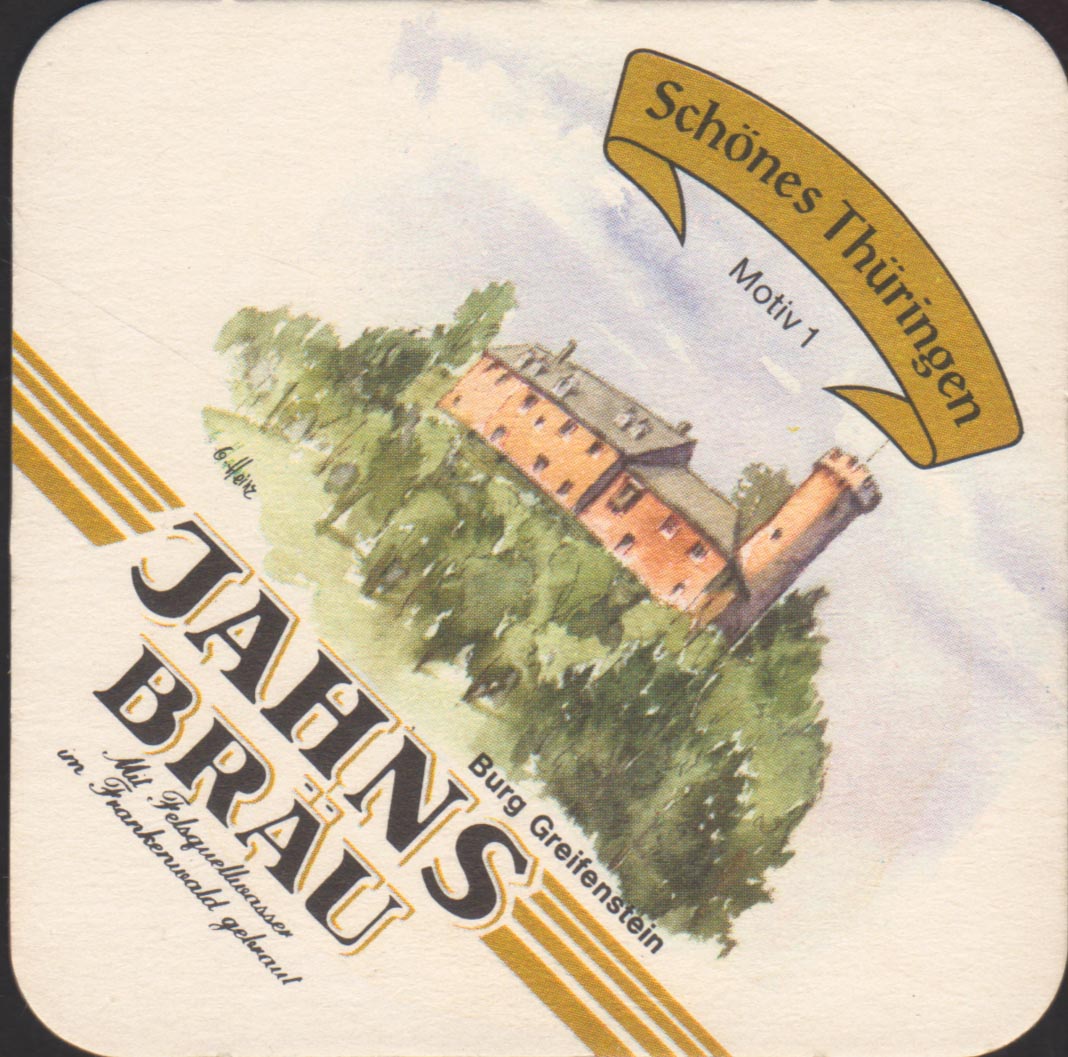 Beer coaster jahns-brau-1