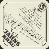 Beer coaster jahns-brau-7-zadek