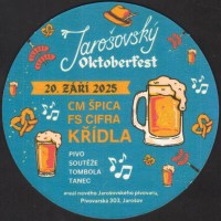 Beer coaster jarosov-uherske-hradiste-14-zadek-small