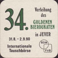 Beer coaster jever-149-zadek