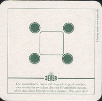 Beer coaster jever-37-zadek