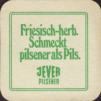 Beer coaster jever-56-zadek