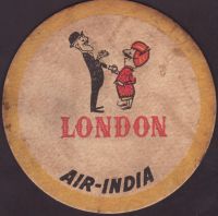 Beer coaster ji-air-india-6-oboje