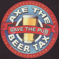 Beer coaster ji-axe-the-beer-tax-1
