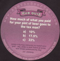 Beer coaster ji-axe-the-beer-tax-2-zadek