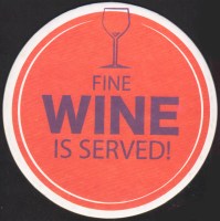 Beer coaster ji-fine-wine-is-served-1-small
