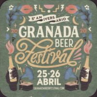 Beer coaster ji-granada-beer-festival-1