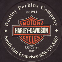 Beer coaster ji-harley-davidson-1-zadek