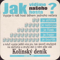 Beer coaster ji-kolinsky-denik-1