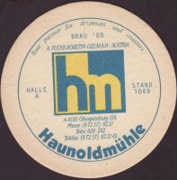 Beer coaster ji-pappenfabrik-haunoldmuhle-1