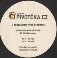 Beer coaster ji-pivoteka-1-zadek