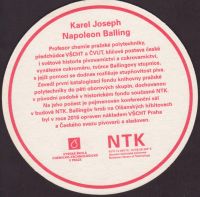 Beer coaster ji-vscht-1-zadek