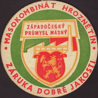 Beer coaster ji-zapadocesky-prumysl-masny-1