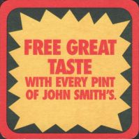 Pivní tácek john-smiths-96-zadek