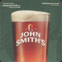 Pivní tácek john-smiths-97-zadek