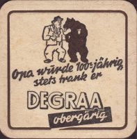 Beer coaster jos-degraa-brauerei-zum-barenhof-2-oboje