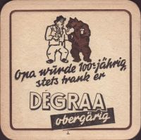 Beer coaster jos-degraa-brauerei-zum-barenhof-3-oboje